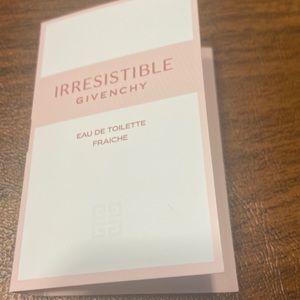 - 5/$25.00 Givenchy Irresistible Sample perfume 1ml spray ladies